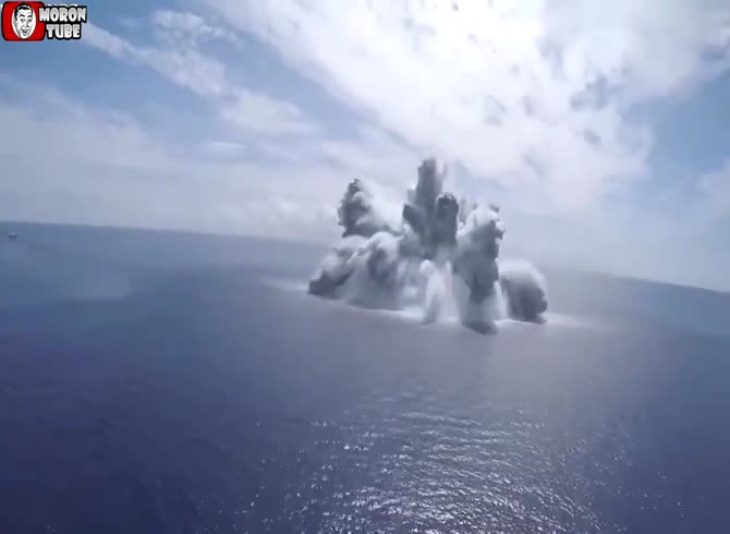Video :This explosion causes an earthquake over 160 km!